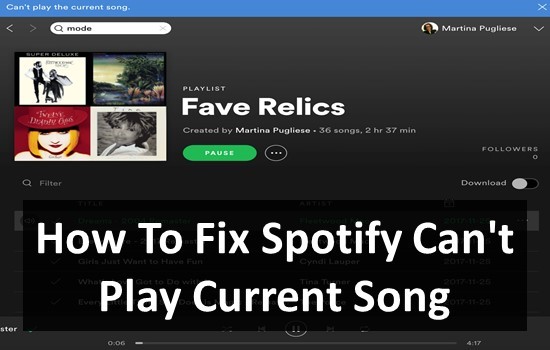 cant download spotify app onto pc