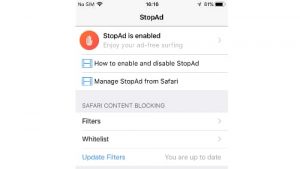 stopad app want to install a vpn