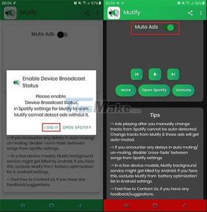 block ads spotify app adguard android