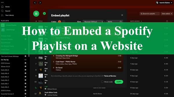 How to embed Spotify content to your app