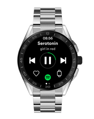 TAG Heuer Connected Spotify Playing Music on Watch Easily