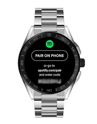 TAG Heuer Connected Spotify Playing Music on Watch Easily