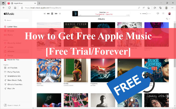 How to Get Free Apple Music Trial 1/3/4/6 Months or Forever