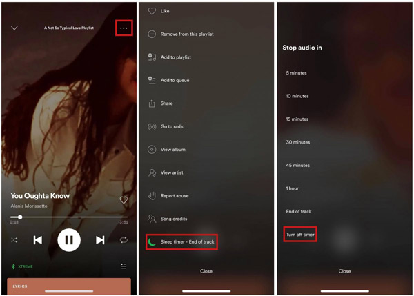 How To Turn Off Sleep Timer On Spotify